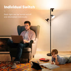 SIBRILLE FLH-036-F1 36W Floor Lamp | Black