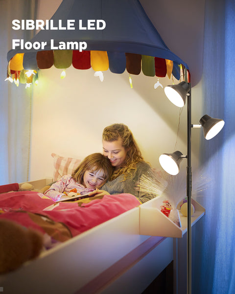 SIBRILLE FLH-036-F2 36W Floor Lamp | Black