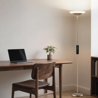 SIBRILLE Torchiere Floor Lamp - 72" Tall LED