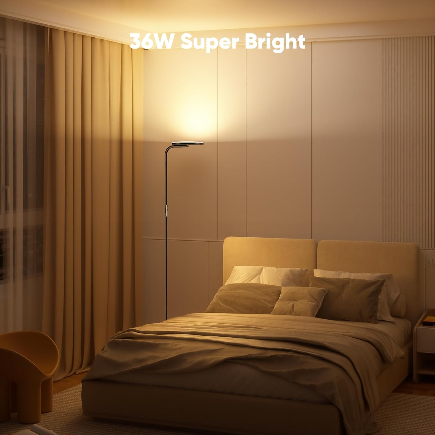 SIBRILLE 36W Rotating Floor Lamp