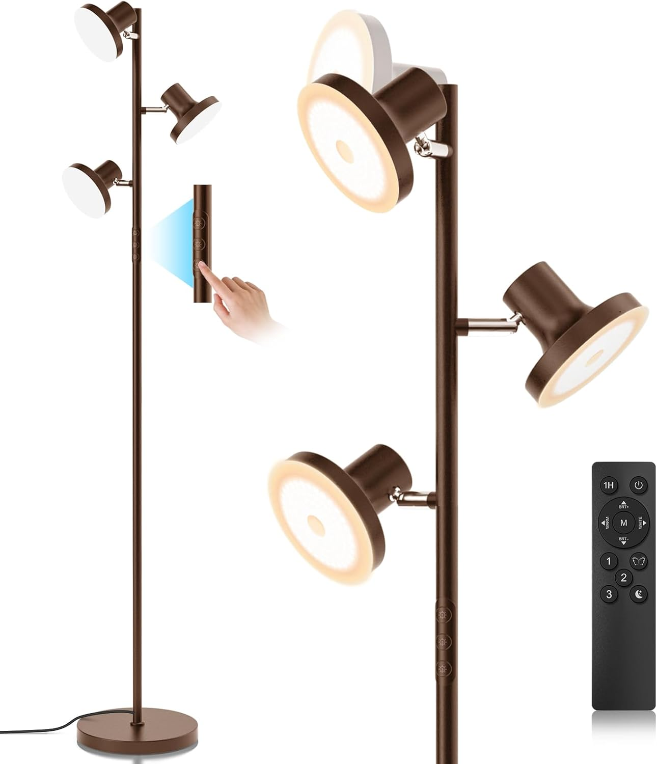 SIBRILLE 3-Head Floor Lamp