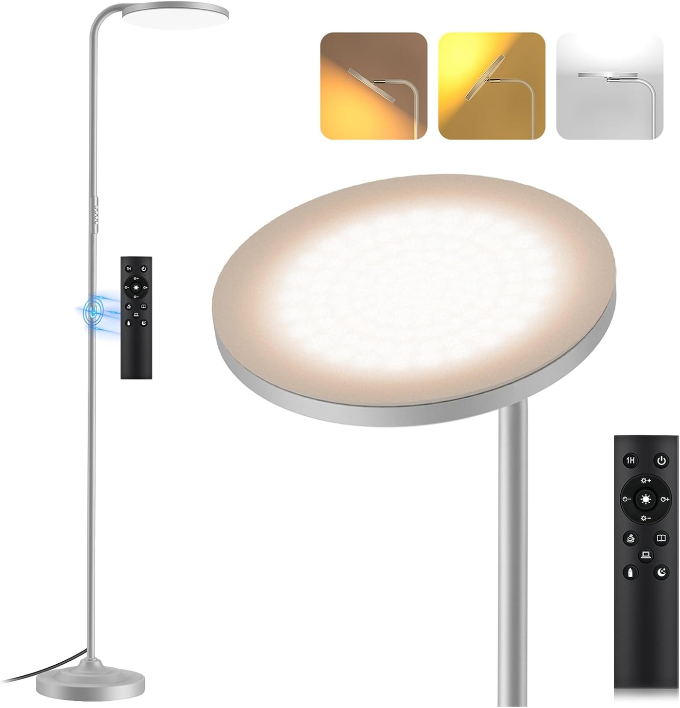 SIBRILLE 36W Rotating Floor Lamp
