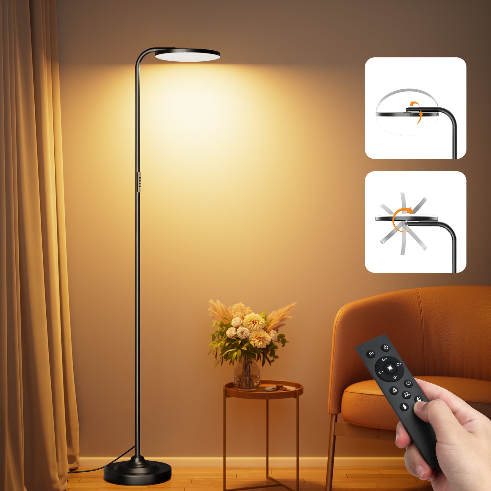 SIBRILLE Corner Floor Lamp