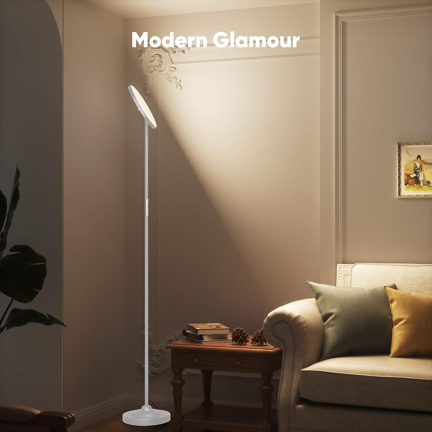SIBRILLE 36W Rotating Floor Lamp