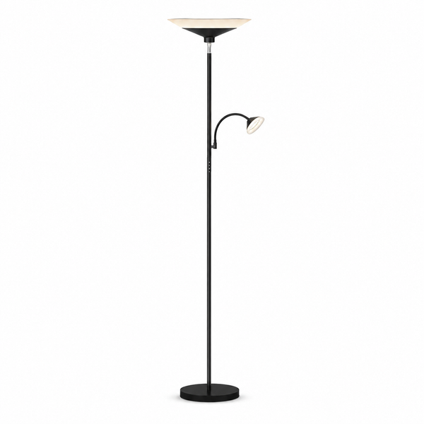 SIBRILLE 2-in-1 Torchiere Floor Lamp