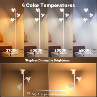 SIBRILLE 3-Head LED Tree Floor Lamp