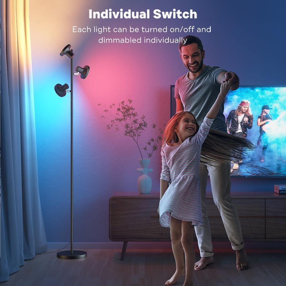 SIBRILLE 3-Head LED Tree Floor Lamp