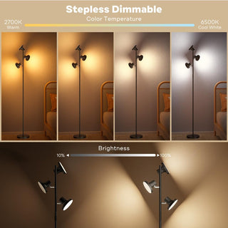 SIBRILLE 3-Head LED Tree Floor Lamp