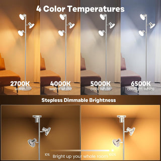 SIBRILLE 3-Head LED Tree Floor Lamp