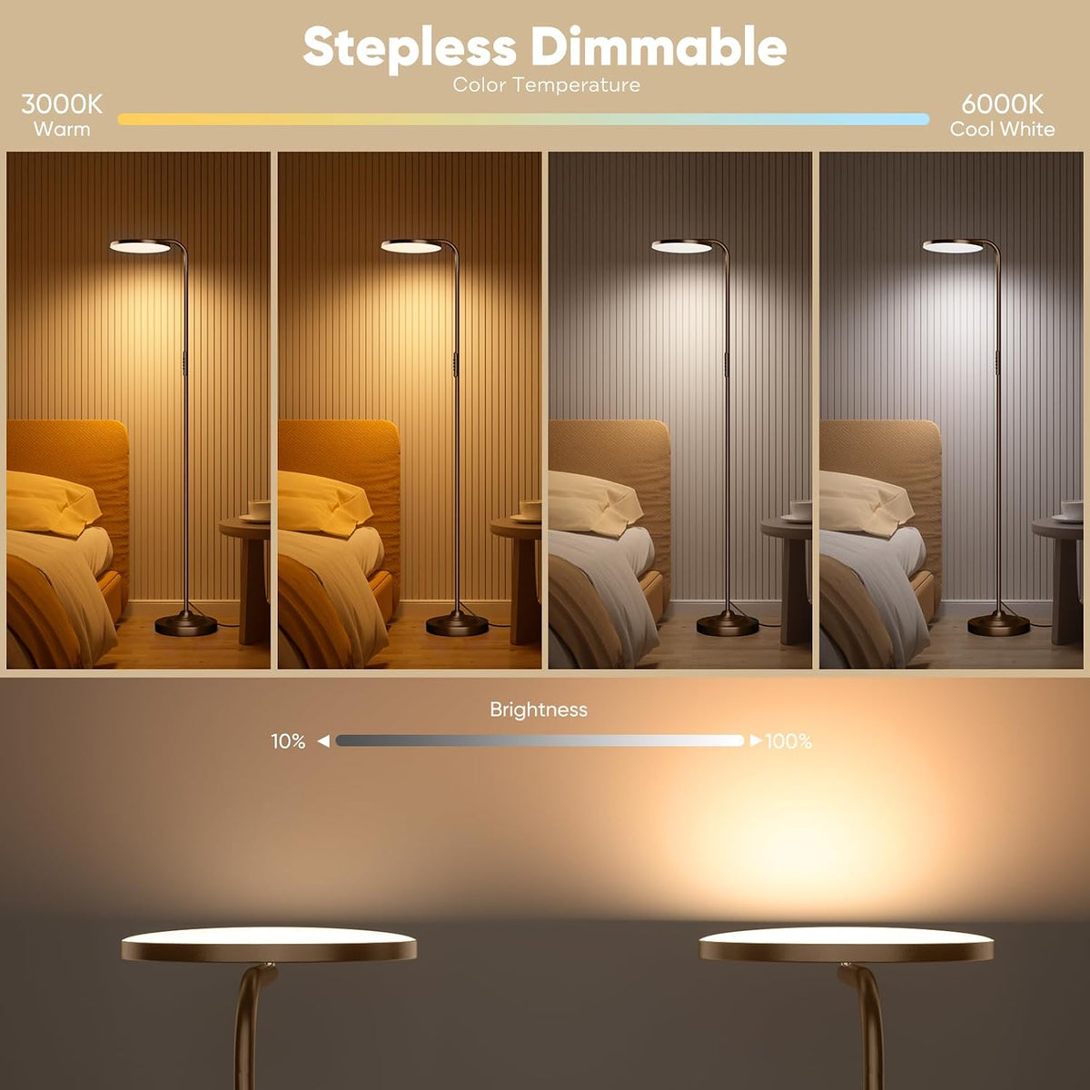 SIBRILLE Bedroom Floor Lamp