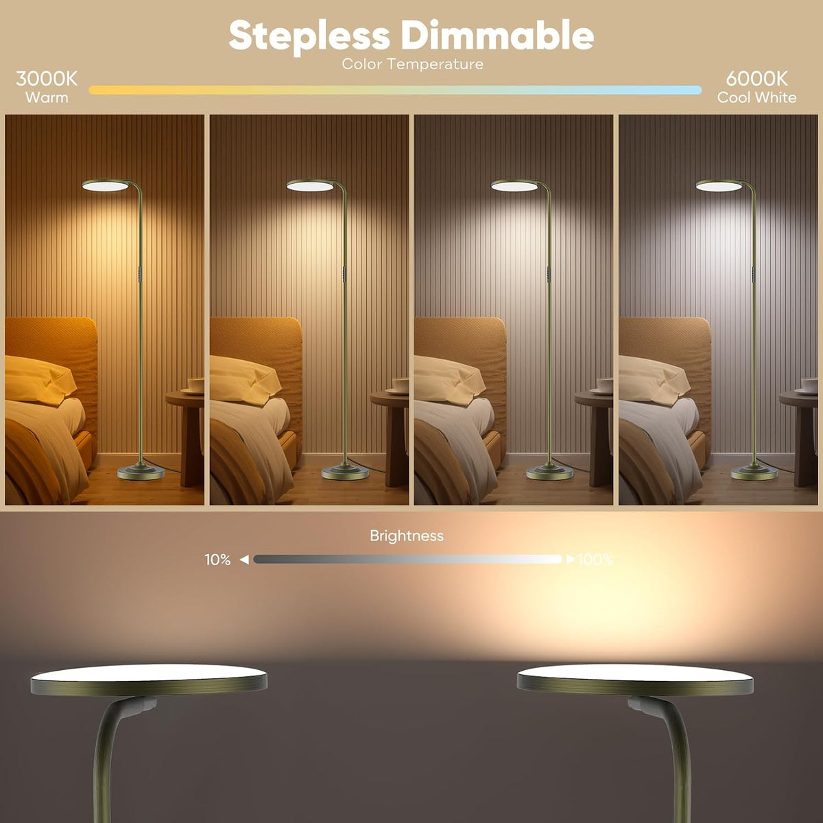 SIBRILLE Bedroom Floor Lamp