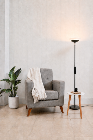 SIBRILLE Torchiere Floor Lamp - 72" Tall LED