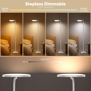 SIBRILLE 36W Rotating Floor Lamp