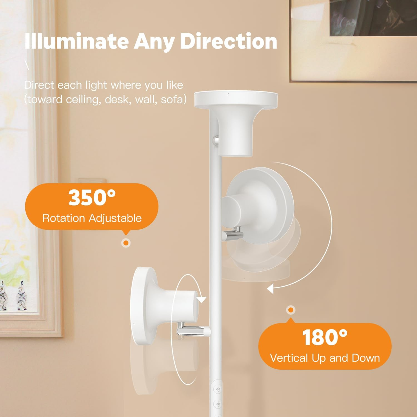 SIBRILLE 3-Head LED Tree Floor Lamp