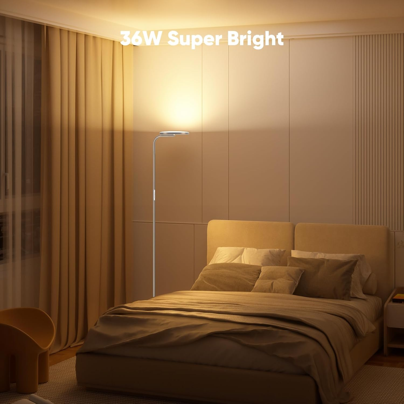 SIBRILLE 36W Rotating Floor Lamp