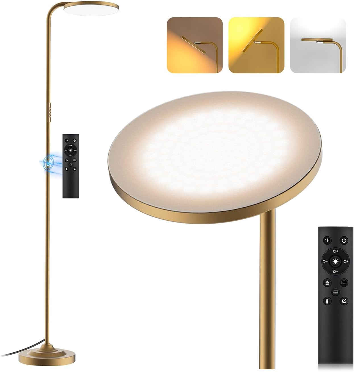SIBRILLE 36W Rotating Floor Lamp