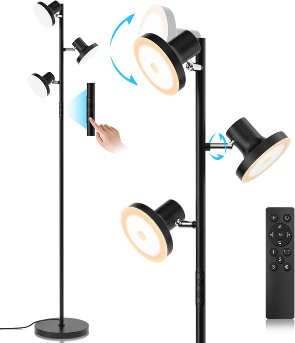 SIBRILLE 3-Head LED Tree Floor Lamp