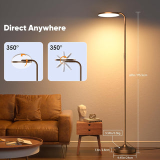 SIBRILLE Corner Floor Lamp orange gallery image 5