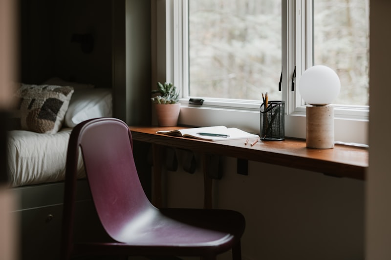 Home office lighting scene