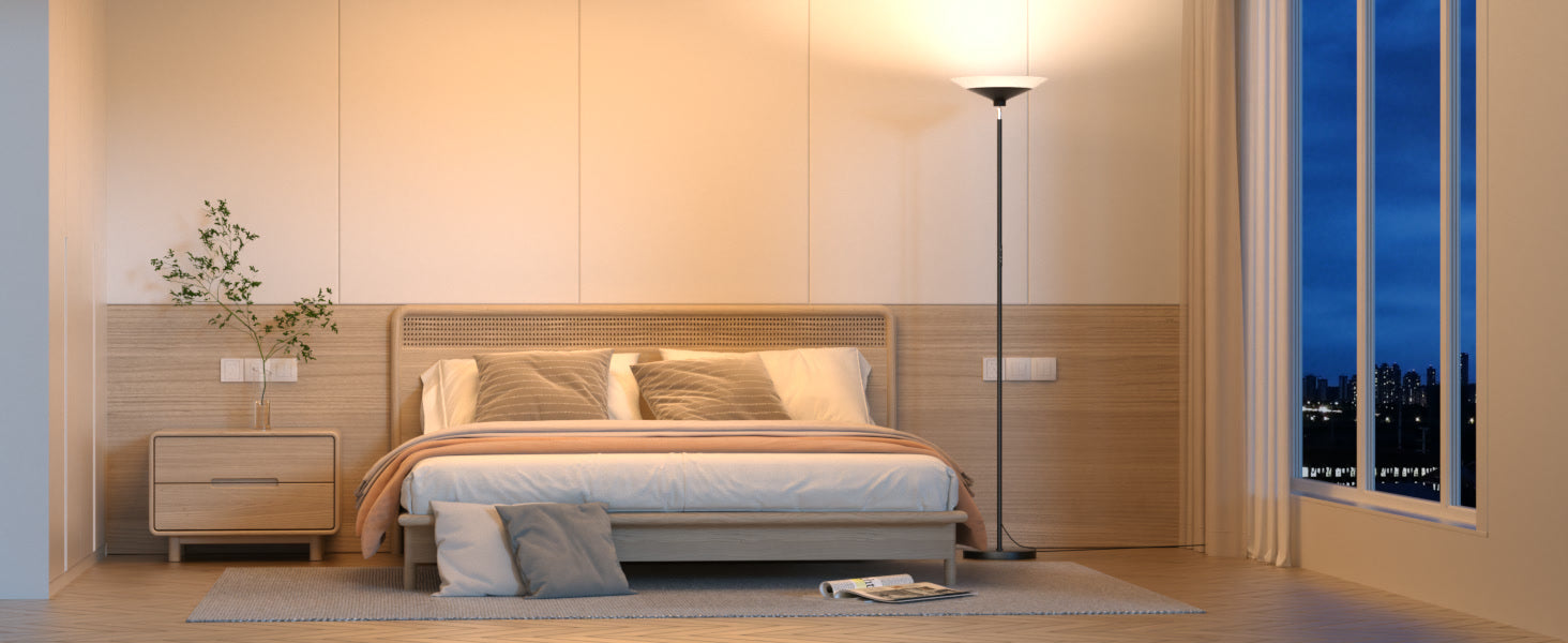 Bedroom lighting scene