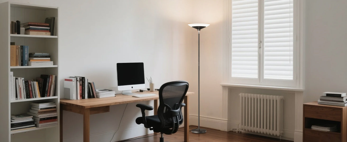 Home office lighting scene